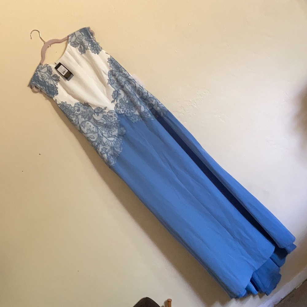 Tadashi Shoji lace gown size 18